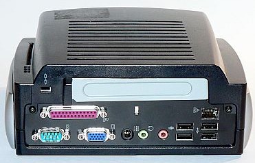 Rear view of the T5700 with the expansion side added