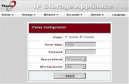 iTunes server