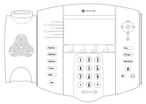 Phone controls and display