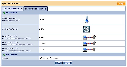 System info with Fan Control