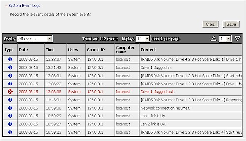 Truncated log entries