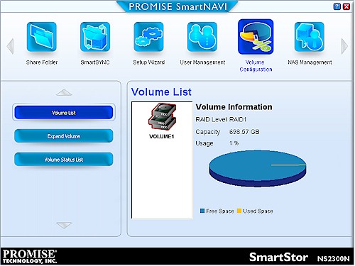 Volume Configuration