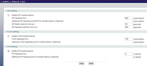 ALG controls