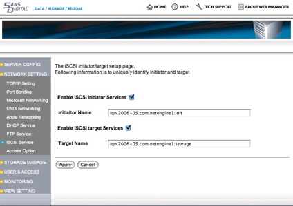 iSCSI Setup