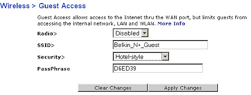 Enable Guest Network