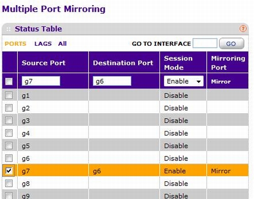 Port Mirroring