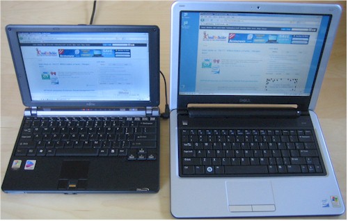 Fujitsu P7120 and Dell Mini 12
