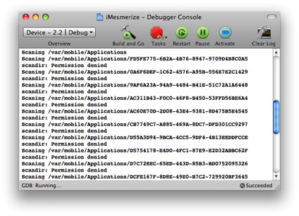 Xcode console