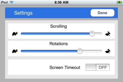  iMesmerize Preference pane