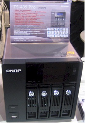 Atom-powered QNAP TS-439 Pro