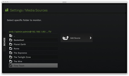 Adding a network share