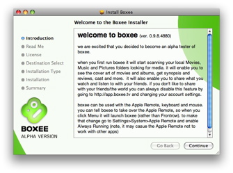 boxee installation