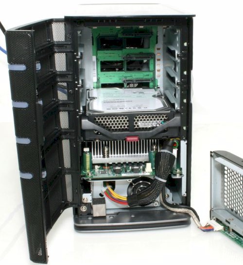 Partially disassembled MediaSmart Server