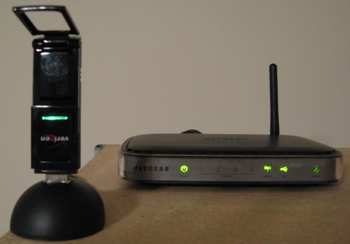 Modem and router