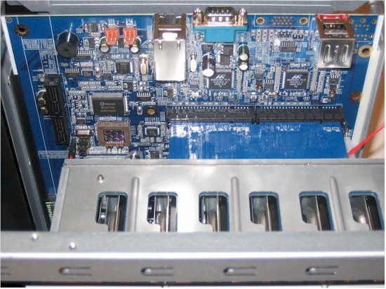 N7700 main board partial view