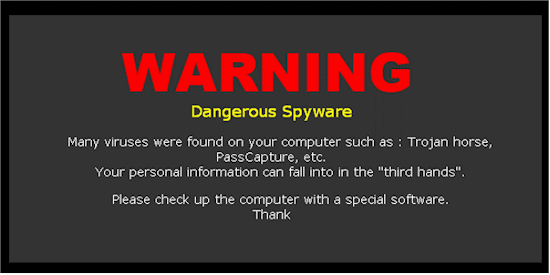 Zlob desktop wallpaper warning