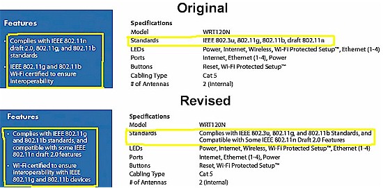 WRT120N spec change