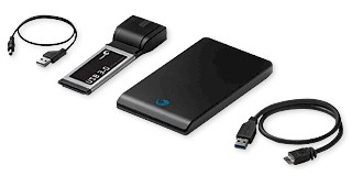 Seagate BlackArmor PS110 USB 3.0 portable external hard drive performance kit