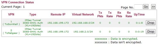 VPN status