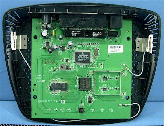 Linksys E1000 board