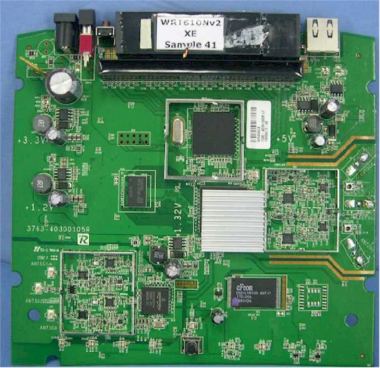 Linksys E3000 board