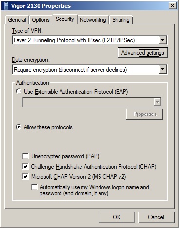 Win 7 IPsec/L2TP client setup