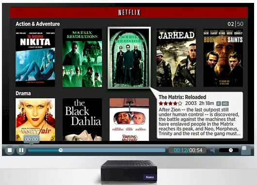 The new Netflix interface on Roku, &quot;coming soon&quot;