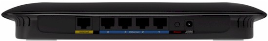 Cisco Linksys E1000 Wireless-N Router rear panel