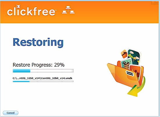 Restore progress