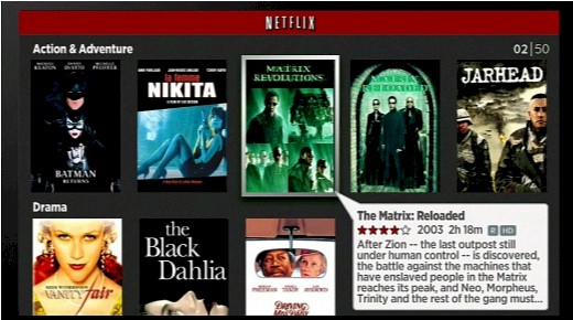 New Roku Netflix interface