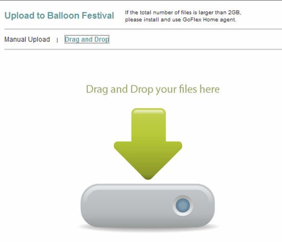 Drag N Drop file upload control