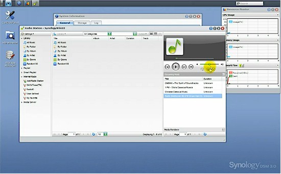 Synology DSM 3.0 screenshot