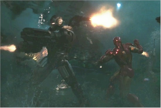 IronMan2 Battle Scene