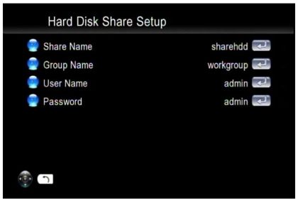 Hard Disk Share Setup for the VMP75