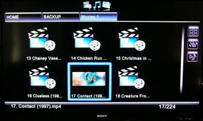  Movie navigation from the local disk