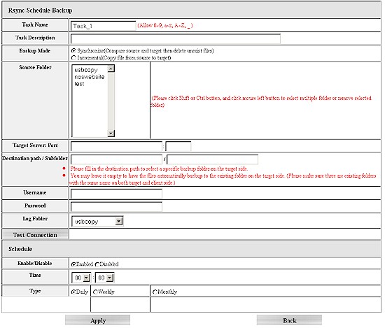 Rsync module