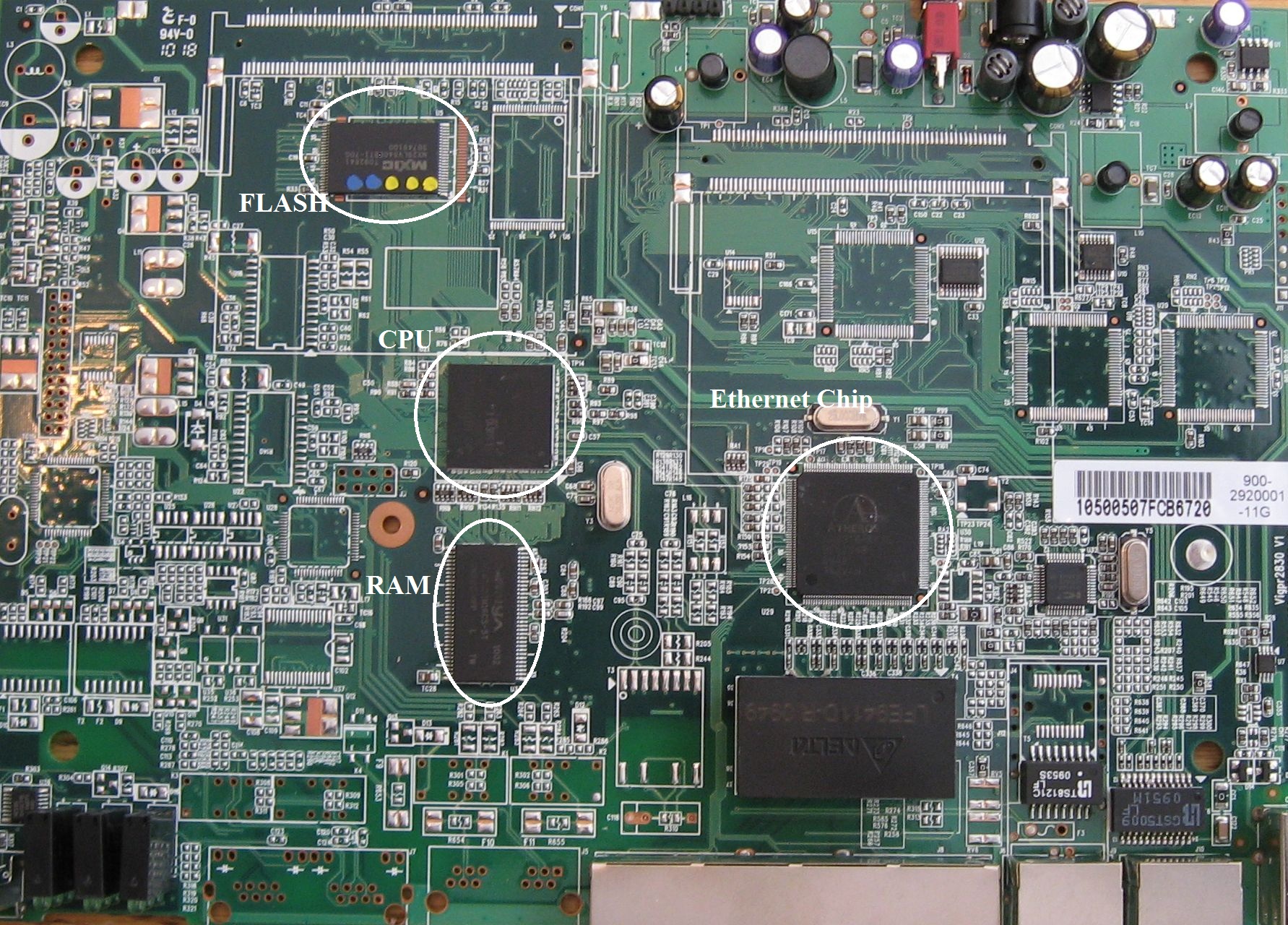 Vigor 2920 board