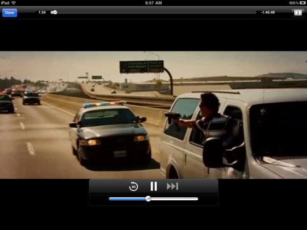 iPad HD video playback example