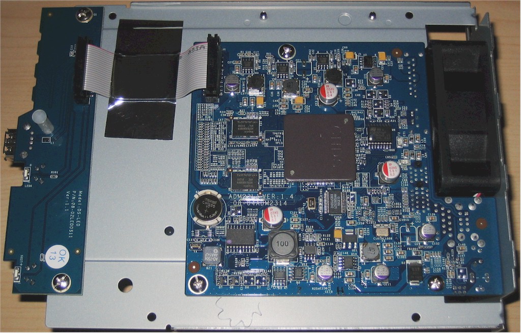 Synology DS211 board view