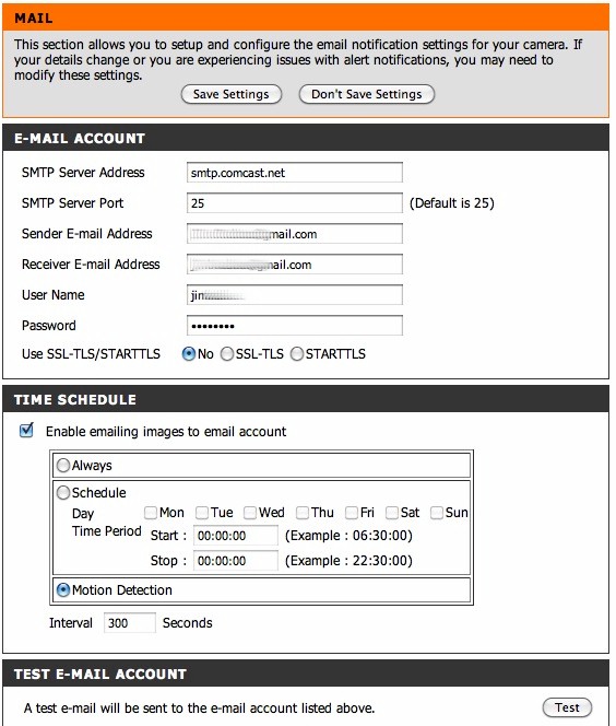 Email Setup