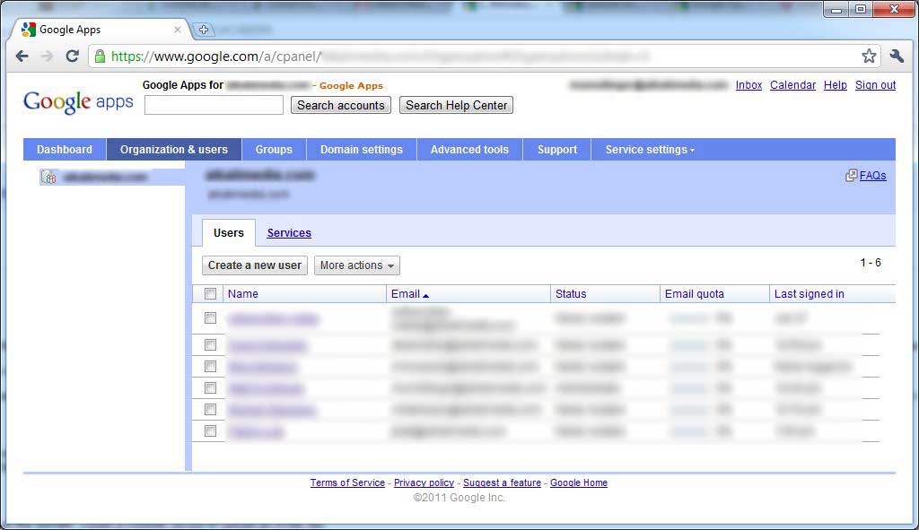 Organization and Users Control Panel Organization and Users Control Panel