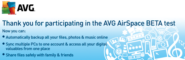 AVG AirSpace/LiveKive AVG