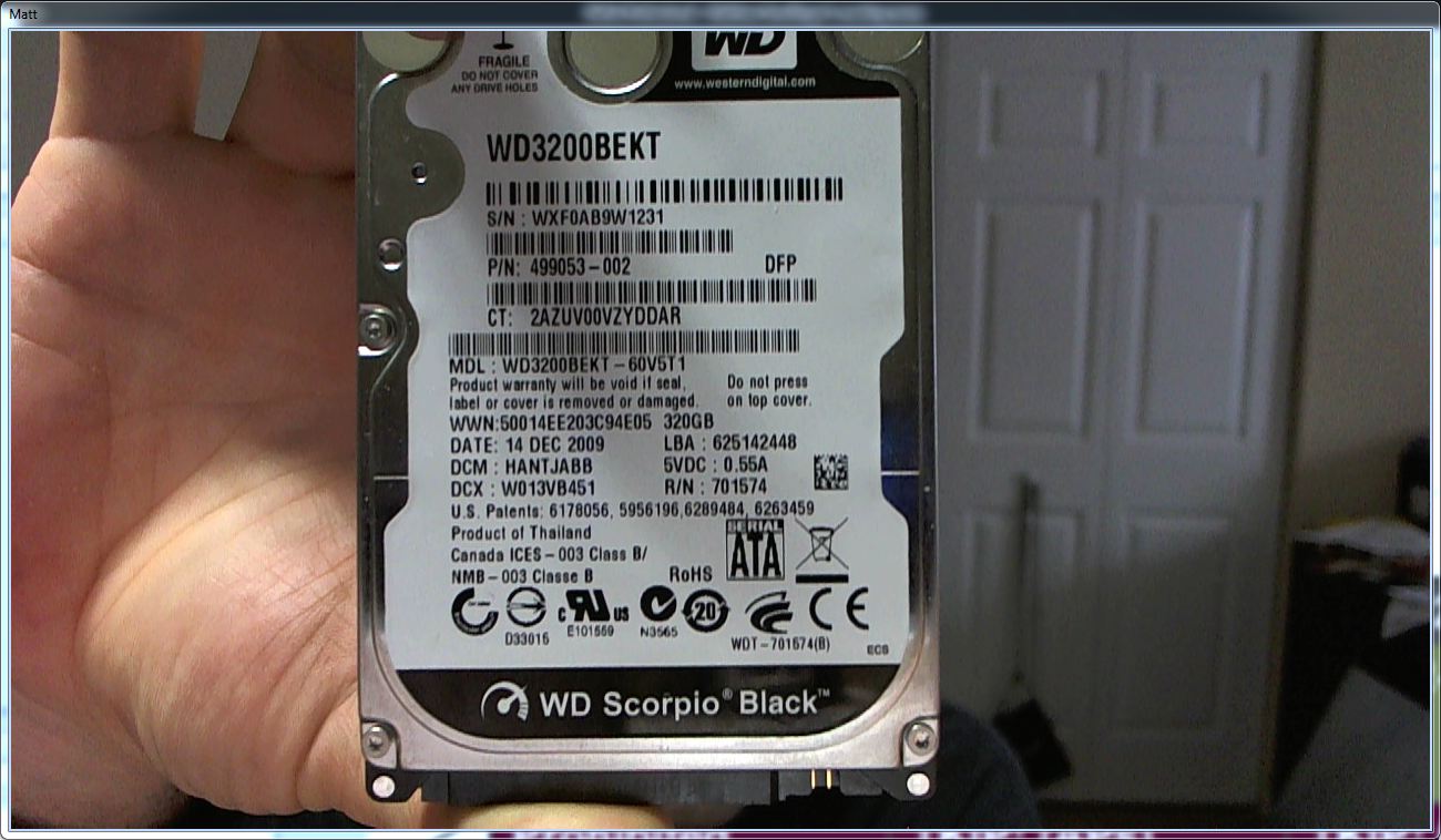 Harddrive in Hand, HD-Style