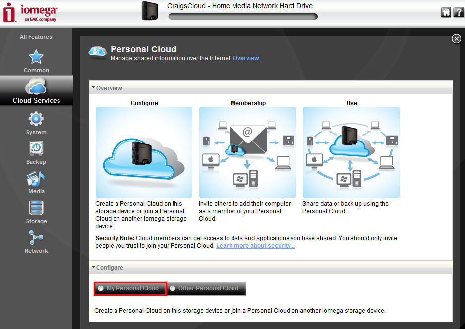 Personal Cloud Overview