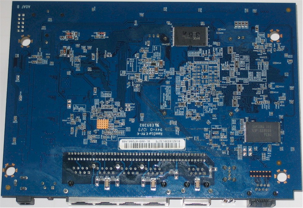 ZyXEL USG20 board bottom