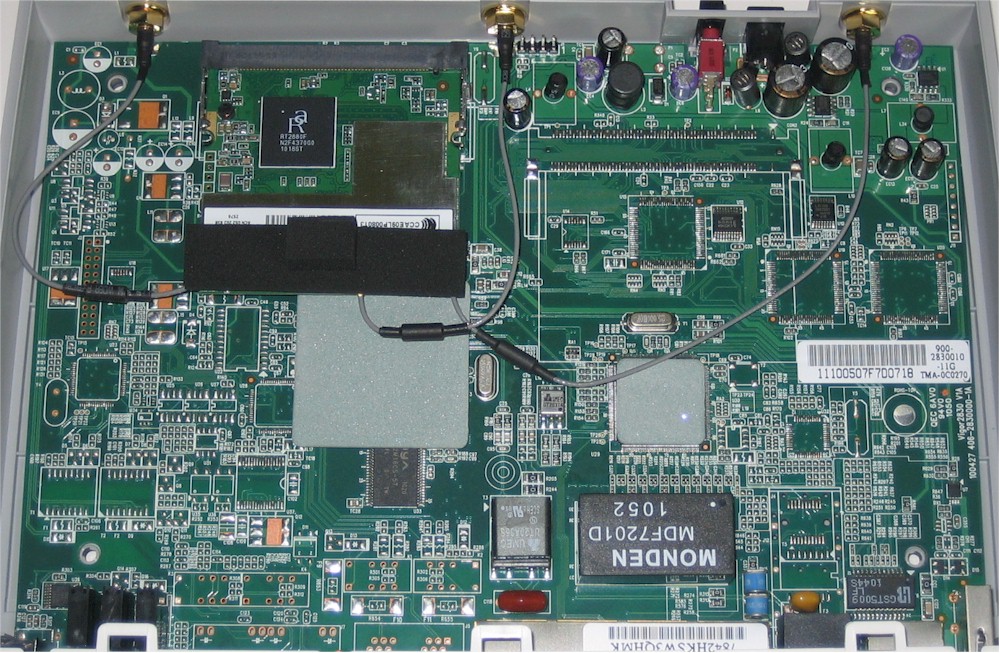 Vigor 2830n plus board