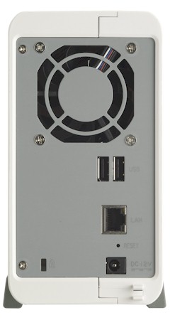 QNAP TS-112 rear panel