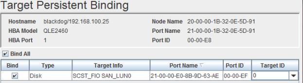 Target Persistent Binding Tab