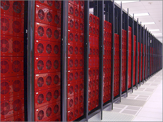 Backblaze Storage Servers in Datacenter