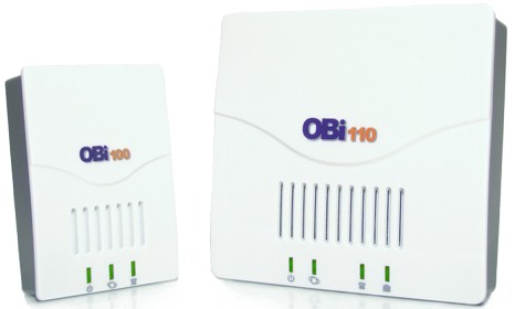 OBi100 and OBi110 VoIP Adapters